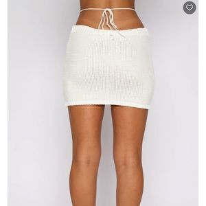 White Fox: Friendzone Mini Skirt Orange